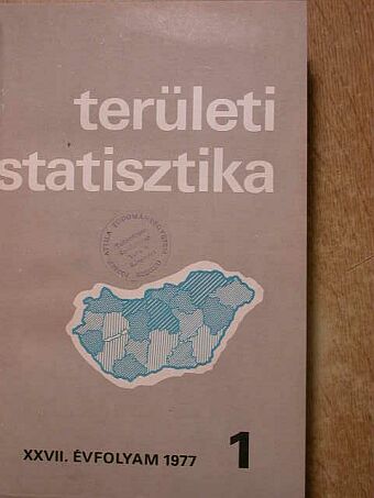 Ágó Erzsébet - Területi statisztika 1977/1-6. [antikvár]
