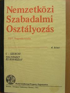 Nemzetközi szabadalmi osztályozás 4. [antikvár]