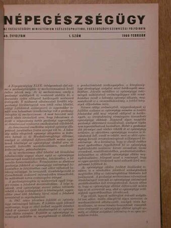 Népegészségügy 1968/1-6. [antikvár]