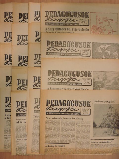 Dr. Kerékgyártó Imre - Pedagógusok Lapja 1977. január-december [antikvár]