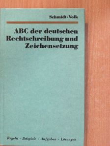 Gerhard Volk - ABC der deutschen Rechtschreibung und Zeichensetzung [antikvár]
