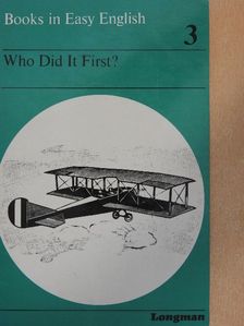 G. C. Thornley - Who Did It First? [antikvár]
