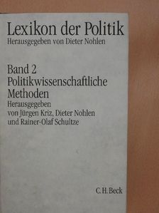 Dieter Nohlen - Politikwissenschaftliche Methoden [antikvár]