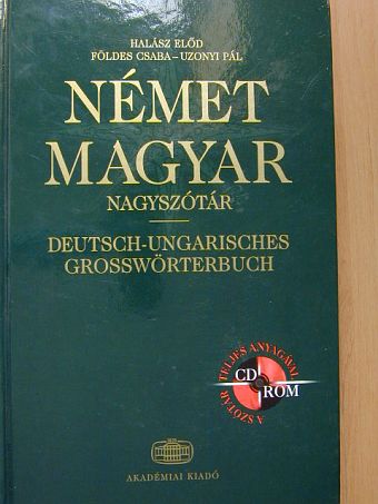 Földes Csaba - Német-magyar nagyszótár [antikvár]
