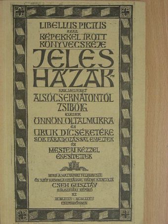 Jeles házak [antikvár]