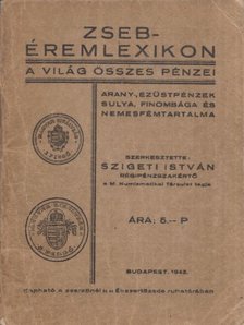Szigeti István - Zseb-éremlexikon [antikvár]