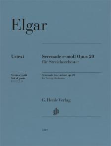 ELGAR - SERENADE e-MOLL OP.20 FÜR STREICHORCHESTER. STIMMEN (3,3,2,2,1)