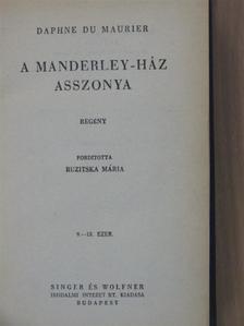 Daphne du Maurier - A Manderley-ház asszonya [antikvár]