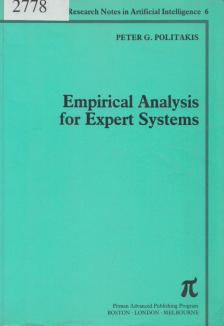 Peter G. Politakis - Empirical Analysis for Expert Systems [antikvár]