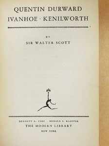 Sir Walter Scott - Quentin Durward/Ivanhoe/Kenilworth [antikvár]