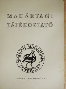 Madártani tájékoztató 1979. január-március [antikvár]