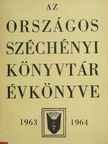 Babiczky Béla - Az Országos Széchényi Könyvtár Évkönyve 1963-1964 [antikvár]