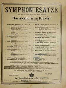 Carl Maria von Weber - 23 db kotta harmóniumra és zongorára [antikvár]