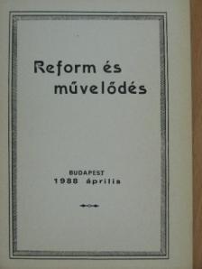 Fodor Katalin - Reform és művelődés [antikvár]