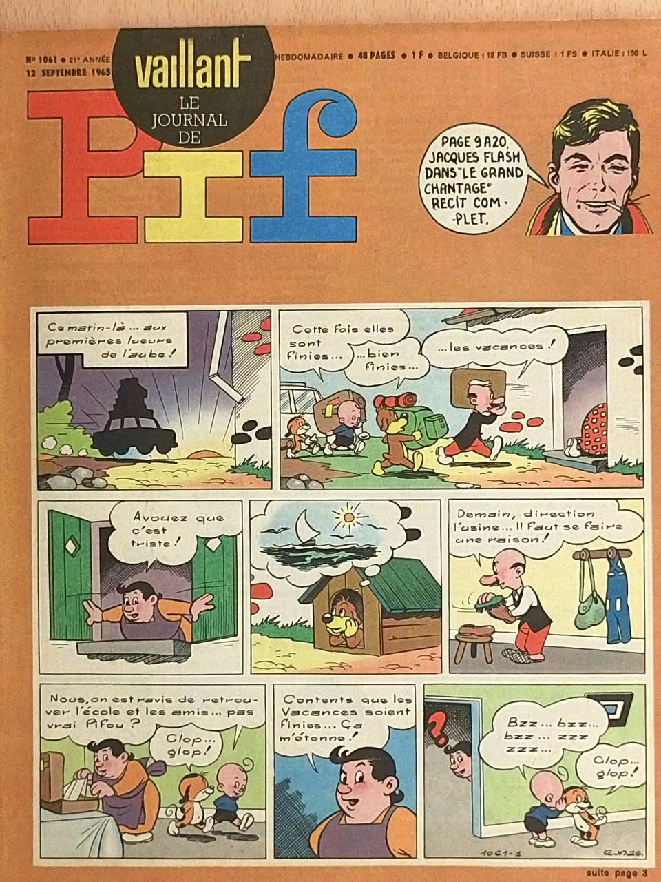 Cézard - Pif 12 Septembre 1965 [antikvár]