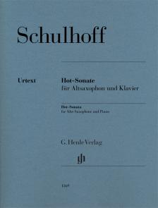SCHULHOFF, ERWIN - HOT-SONATE FÜR ALTSAXOPHON UND KLAVIER