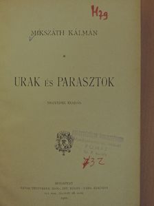 Mikszáth Kálmán - Urak és parasztok [antikvár]