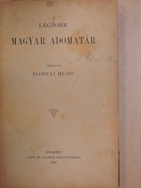 Legjobb magyar adomatár [antikvár]