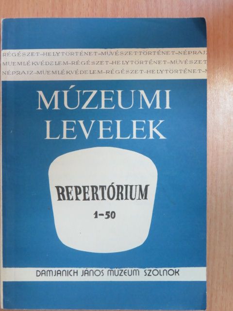 Múzeumi levelek 57-58. [antikvár]