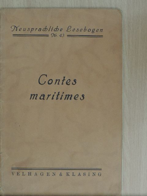 Contes maritimes [antikvár]