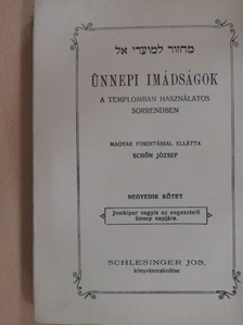 Ünnepi imádságok IV. [antikvár]