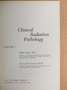 George W. Casarett - Clinical Radiation Pathology I. (töredék) [antikvár]