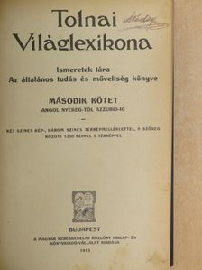Tolnai Világlexikona II. (töredék) [antikvár]