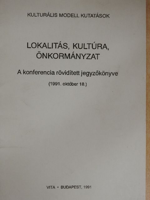 Bánlaky Pál - Lokalitás, kultúra, önkormányzat [antikvár]
