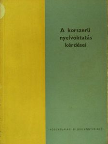 Dr. Bereczky Gáborné - A korszerű nyelvoktatás kérdései [antikvár]