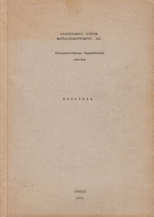 Dr. Fábián Gyula - Ökológia [antikvár]