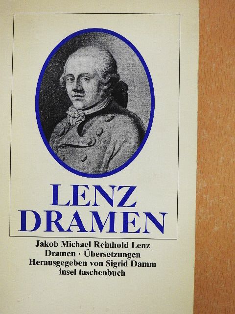 Jakob Michael Reinhold Lenz - Dramen/Dramatische Fragmente/Übersetzungen Shakespeares [antikvár]