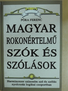Póra Ferenc - Magyar rokonértelmű szók és szólások kézikönyve [antikvár]