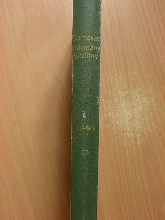 Természettudományi Közlöny 1940. január-december [antikvár]