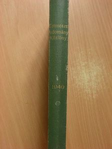 Természettudományi Közlöny 1940. január-december [antikvár]