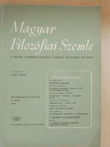 A. F. Siskin - Magyar Filozófiai Szemle 1965/3. [antikvár]