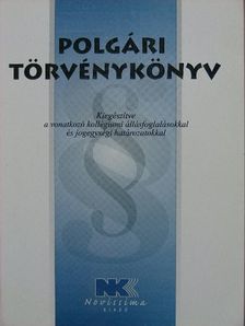 Polgári törvénykönyv [antikvár]