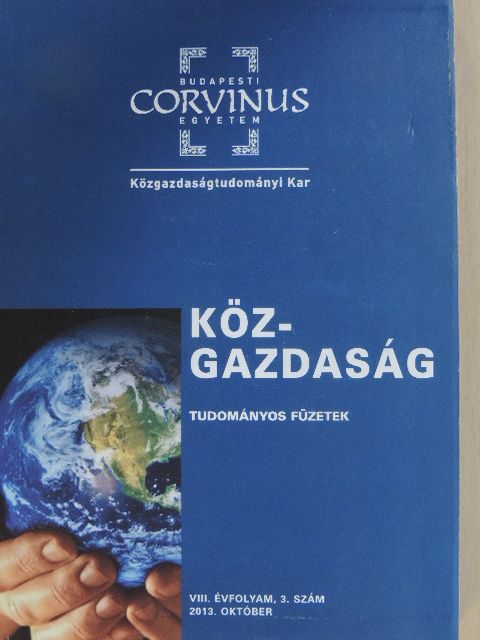 Andor László - Köz-gazdaság 2013. október [antikvár]
