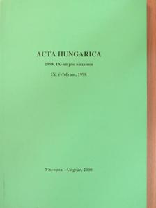 Dr. Jenei Teréz - Acta Hungarica 1998 [antikvár]