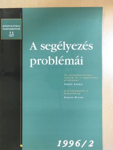 Eamonn Butler - A segélyezés problémái  [antikvár]