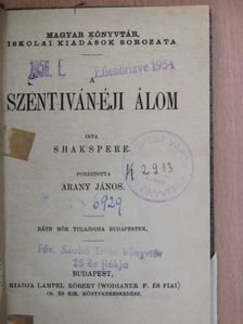 Shakspere - A Szent-Iván-éji álom [antikvár]