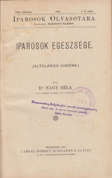 Mártonfy Márton - Iparosok Olvasótára 1901-1902. VIII. évfolyam 1-10. szám [antikvár]