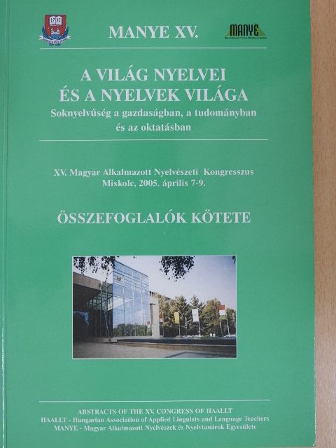 Andor György - A világ nyelvei és a nyelvek világa [antikvár]