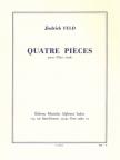 FELD, JINDRICH - QUATRE PIECES POUR FLUTE SEULE. ANTIKVÁR