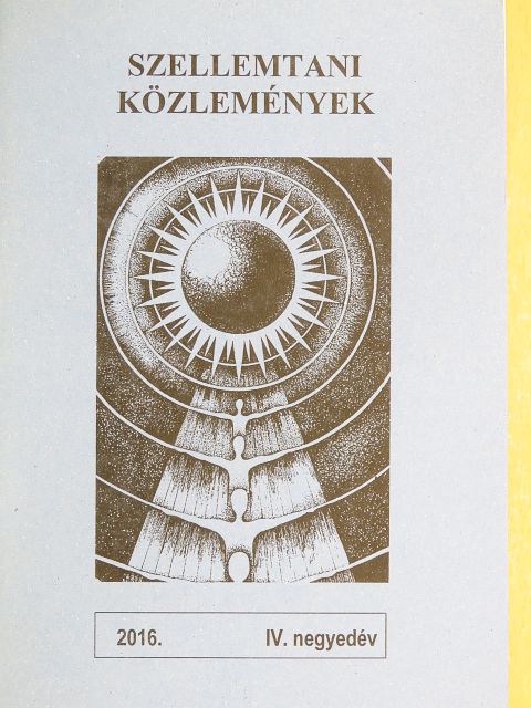Gabányi Árpád - Szellemtani közlemények 2016. IV. negyedév [antikvár]