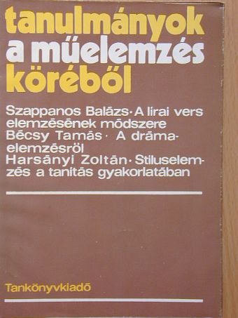 Bécsy Tamás - Tanulmányok a műelemzés köréből [antikvár]