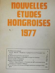 Bognár József - Nouvelles Études Hongroises 1977 [antikvár]
