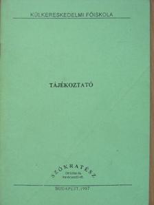 Tájékoztató a záródolgozattal kapcsolatban [antikvár]