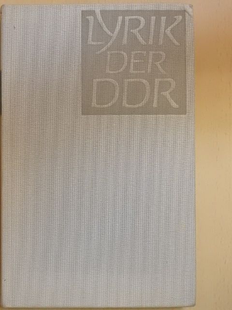 Manfred Streubel - Lyrik der DDR [antikvár]