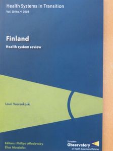 Lauri Vuorenkoski - Health Systems in Transition: Finland [antikvár]