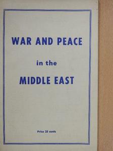 Dr. A. Berman - War and peace in the Middle East [antikvár]